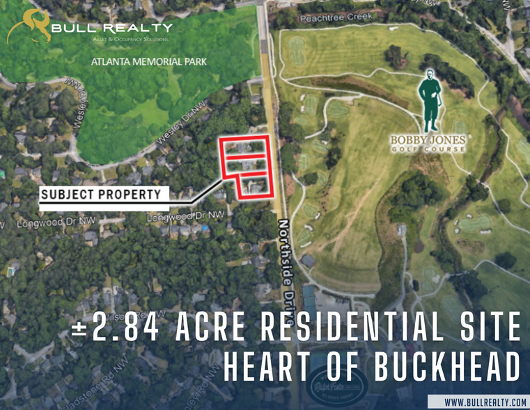 ±2.84 Acre Residential Site | Buckhead portfolio of 3 properties for sale on LoopNet.com - Building Photo - Image 1 of 6