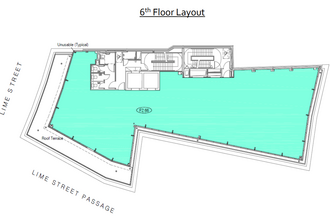 21 Lime St, London for lease Floor Plan- Image 2 of 2