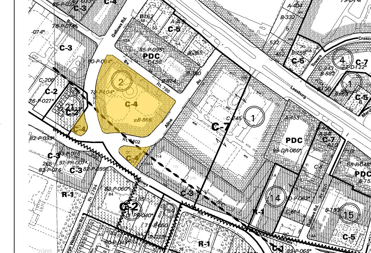 1919 Gallows Rd, Vienna, VA for sale Plat Map- Image 1 of 1