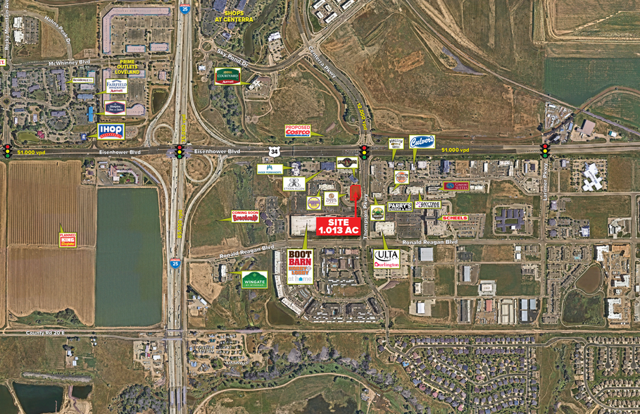 SEQ Hwy 34 & I-25, Johnstown, CO for sale - Building Photo - Image 1 of 2