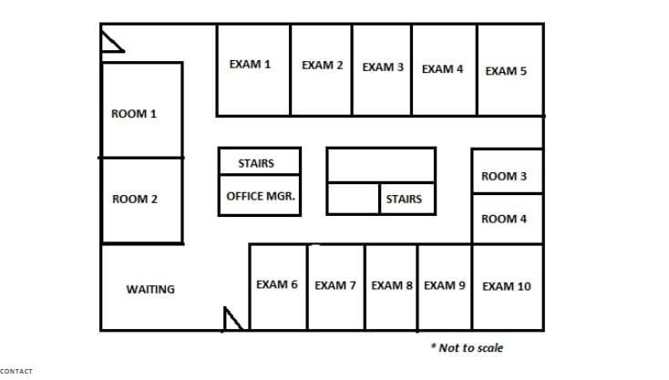 16540 19 Mile Rd, Clinton Township, MI for lease Floor Plan- Image 1 of 4