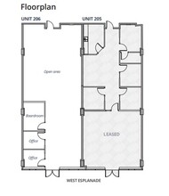 252 W Esplanade, North Vancouver, BC for lease Floor Plan- Image 1 of 1