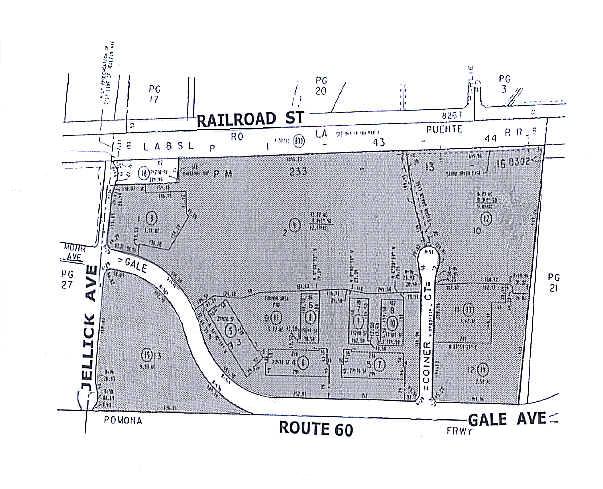 18505-18535 E Gale Ave, City of Industry, CA for sale - Plat Map - Image 1 of 1