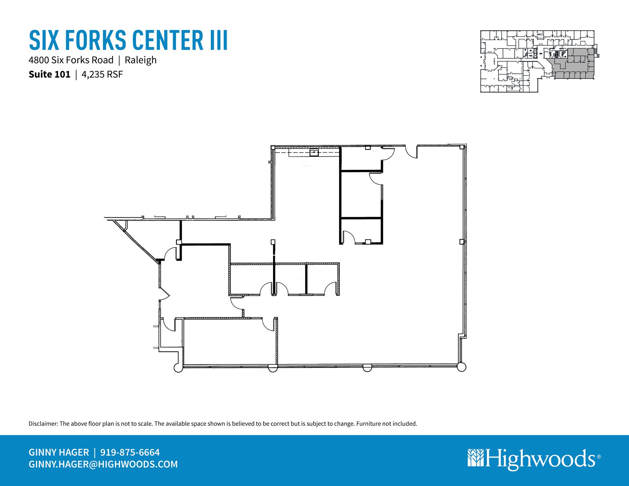 4800 Six Forks Rd, Raleigh, NC for lease Floor Plan- Image 1 of 1