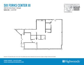 4800 Six Forks Rd, Raleigh, NC for lease Floor Plan- Image 1 of 1