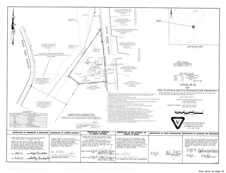 1380 Highway 109 S, Gallatin, TN for sale - Plat Map - Image 3 of 4