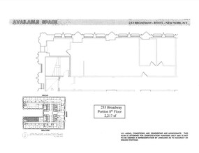 233 Broadway, New York, NY for lease Floor Plan- Image 1 of 1