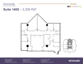 6 Concourse Pky NE, Atlanta, GA for lease Floor Plan- Image 1 of 1