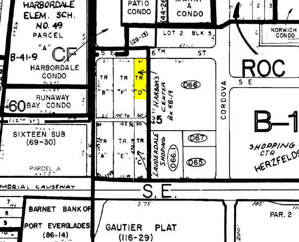 1041 SE 17th St, Fort Lauderdale, FL for lease - Plat Map - Image 2 of 6