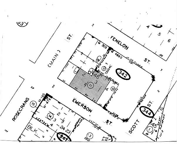 2924 Emerson St, San Diego, CA for lease - Plat Map - Image 2 of 5