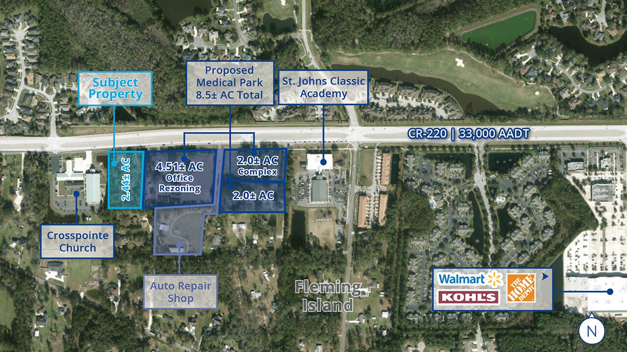 1853 County Road 220, Fleming Island, FL 32003 Land for Sale