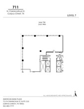 711 N Carancahua St, Corpus Christi, TX for lease Site Plan- Image 1 of 1