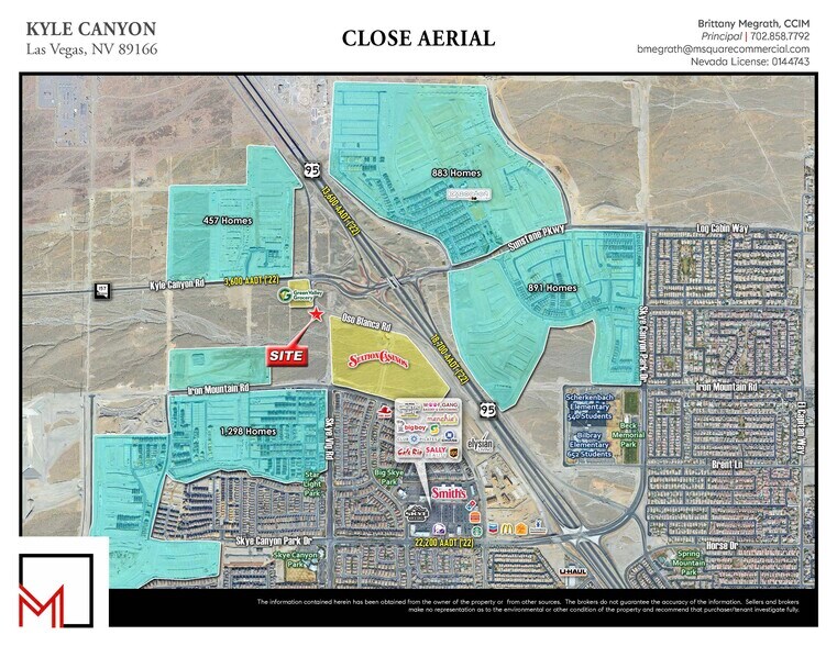 W Frontage and Kyle Canyon rd, Las Vegas, NV for sale - Building Photo - Image 1 of 1