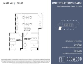 18383 Preston Rd, Dallas, TX for lease Floor Plan- Image 1 of 1