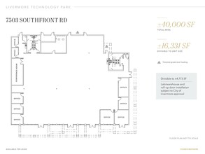 7633 Southfront Rd, Livermore, CA for lease Floor Plan- Image 1 of 1