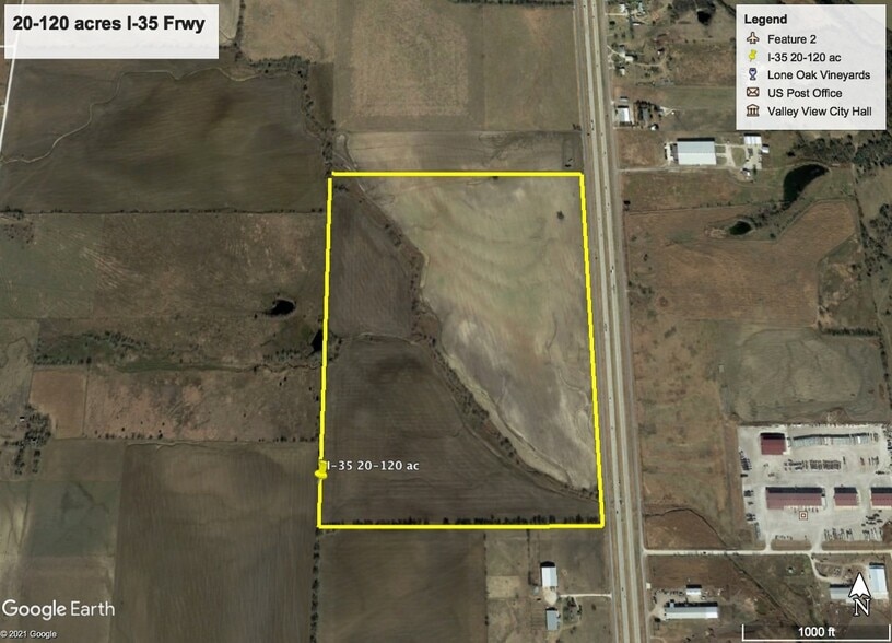 I 35 Valley View TX 76272 LoopNet - I 35 Valley View TX 20 120 Ac I 35 Aerial Cooke County Texas 1 Large