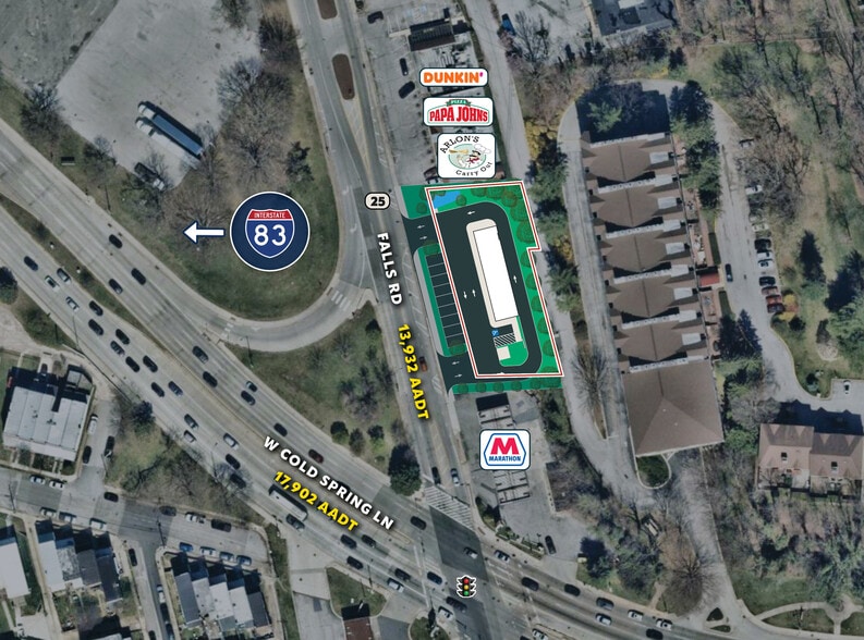 4531 Falls rd, Baltimore, MD for lease - Site Plan - Image 3 of 5