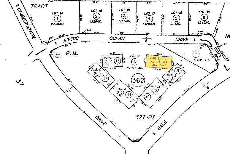25391 Commercentre Dr, Lake Forest, CA for lease - Plat Map - Image 2 of 34