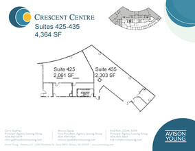 100 Crescent Center Pky, Tucker, GA for lease Floor Plan- Image 2 of 2