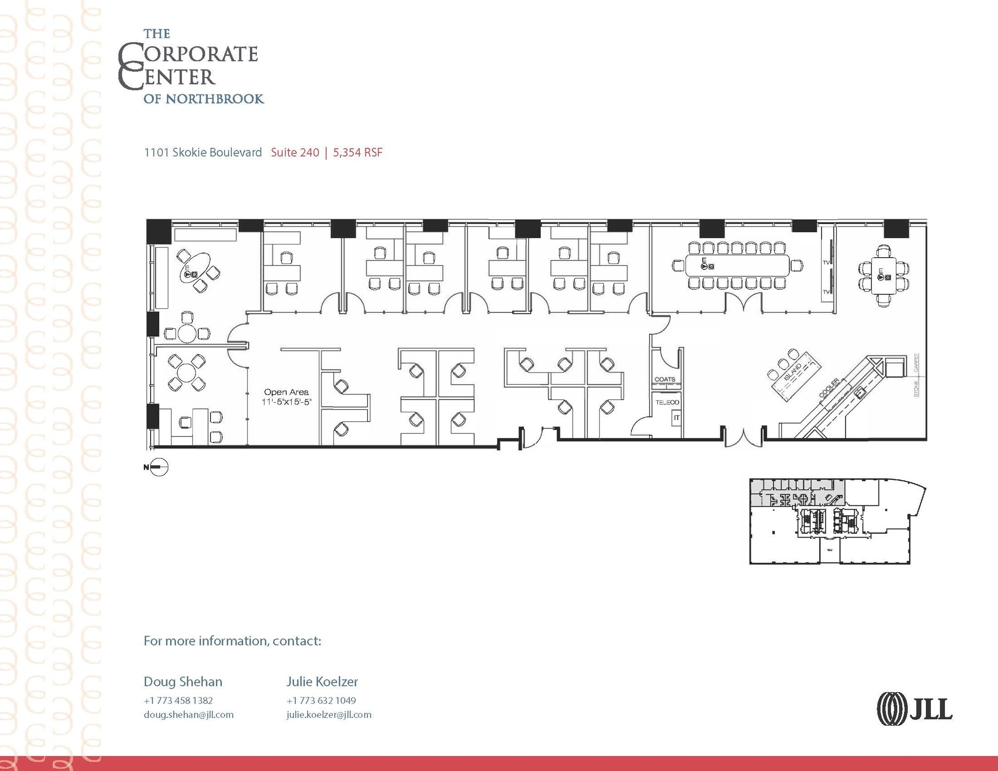 1033 Skokie Blvd, Northbrook, IL for lease Floor Plan- Image 1 of 1