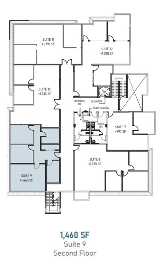 5665 Oberlin Dr, San Diego, CA 92121 - Unit 9 -  - Floor Plan - Image 1 of 1