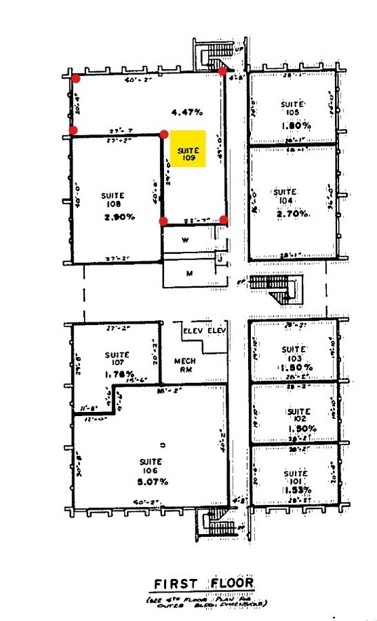 3949 Evans Ave, Fort Myers, FL 33901 - Unit 109 -  - Floor Plan - Image 1 of 1