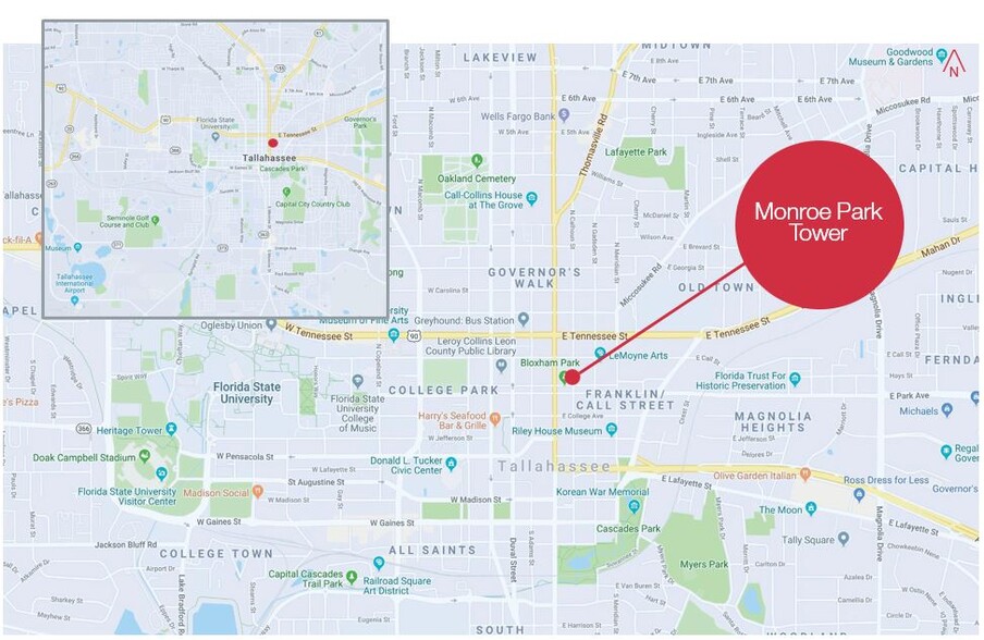 101 N Monroe St, Tallahassee, FL for lease - Building Photo - Image 1 of 1