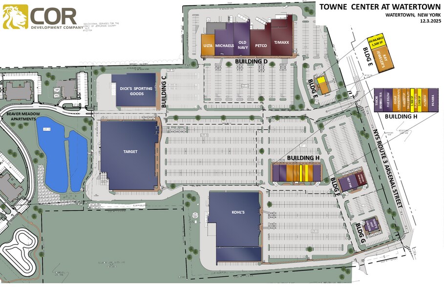 21800-21880 Towne Center Dr, Watertown, NY for lease - Site Plan - Image 3 of 28