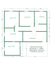 1500 Shermer Rd, Northbrook, IL for lease Floor Plan- Image 1 of 1