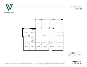 2850 Lake Vista Dr, Lewisville, TX for lease Floor Plan- Image 2 of 2