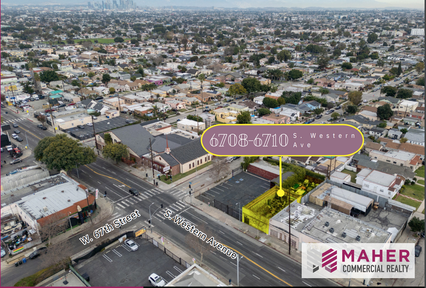 6710 S Western Ave, Los Angeles, CA for sale - Aerial - Image 1 of 1