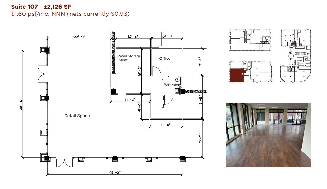 140 2nd St, Petaluma, CA for lease Floor Plan- Image 1 of 5