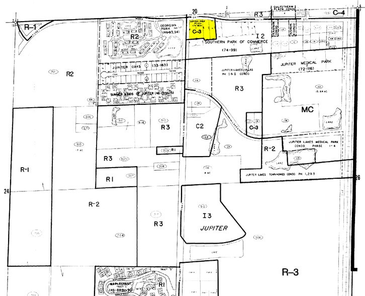 875 Military Trl, Jupiter, FL for sale - Plat Map - Image 1 of 1