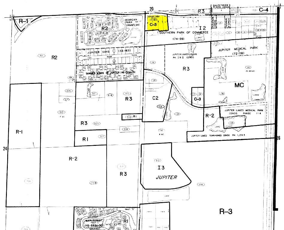 875 Military Trl, Jupiter, FL for sale Plat Map- Image 1 of 1