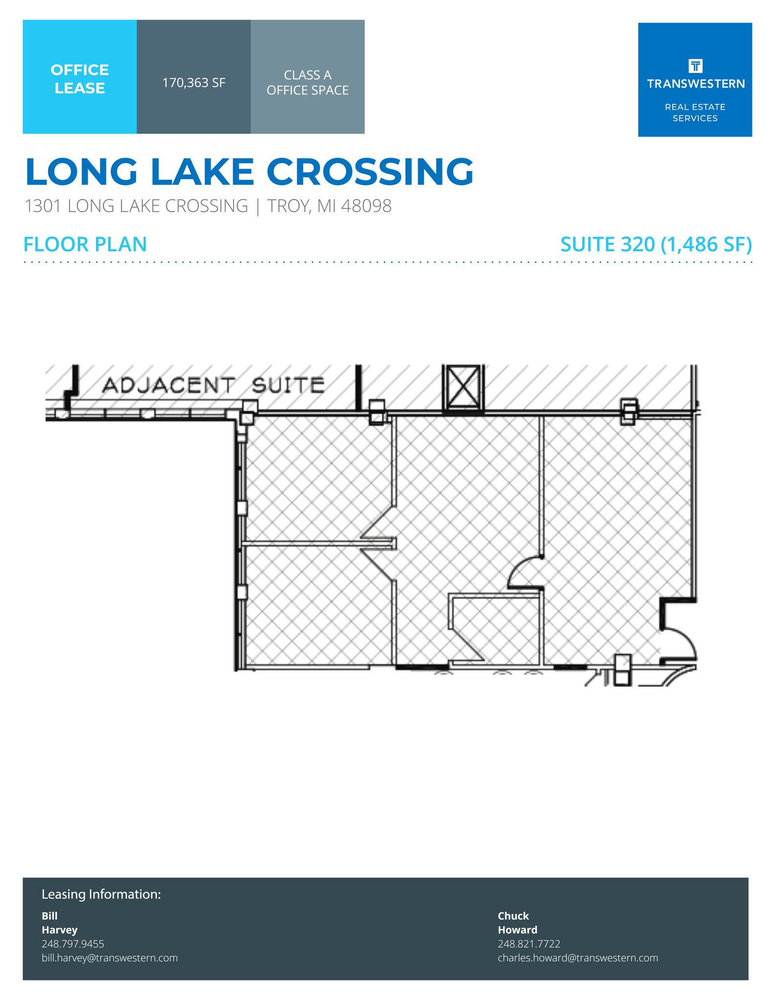 1301 W Long Lake Rd, Troy, MI for lease Site Plan- Image 1 of 1