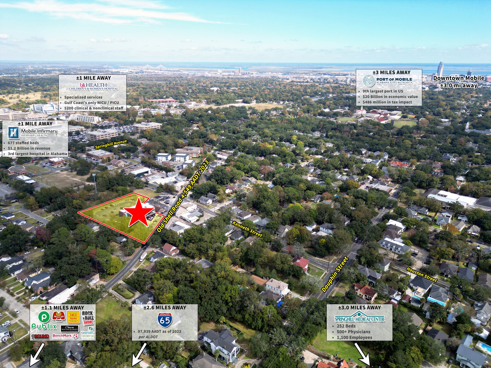 1812 Old Shell Rd, Mobile, AL for lease Building Photo- Image 1 of 5