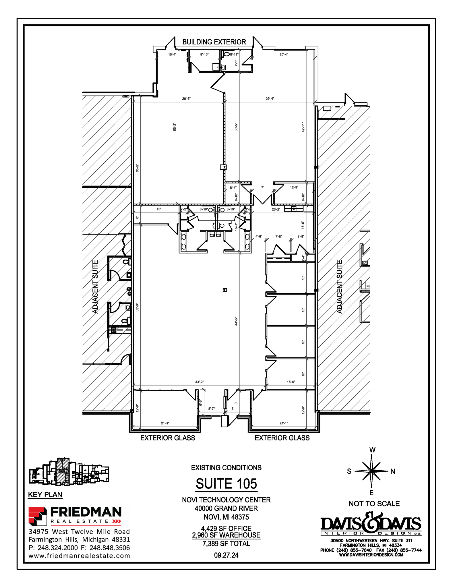 40000 Grand River Ave, Novi, MI for lease Floor Plan- Image 1 of 2