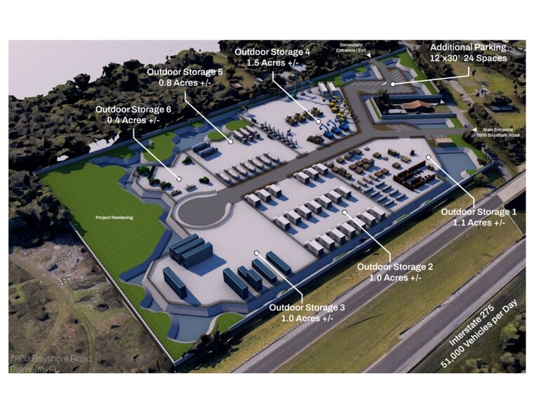 7800 Bayshore Rd, Palmetto, FL for lease - Site Plan - Image 2 of 6