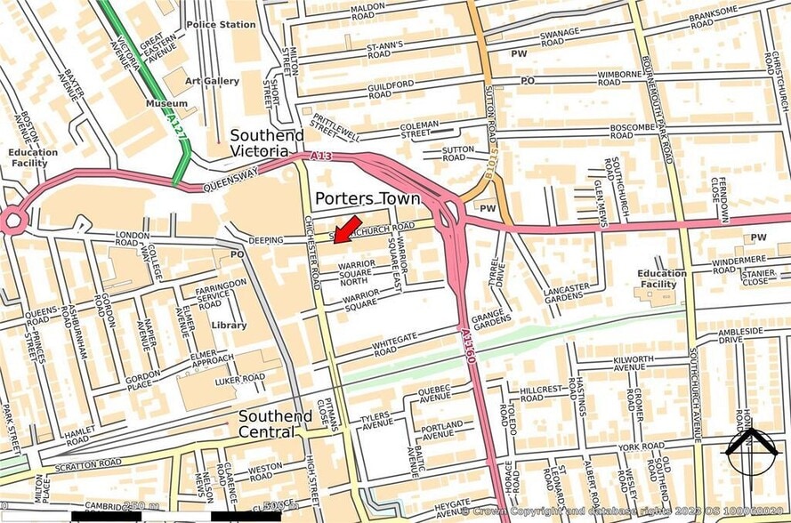 24 Southchurch Rd, Southend On Sea for sale - Goad Map - Image 2 of 2