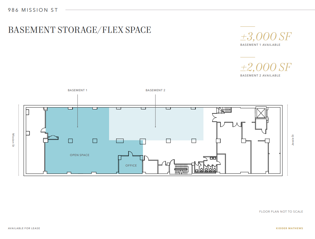 986 Mission St, San Francisco, CA for lease Floor Plan- Image 1 of 1