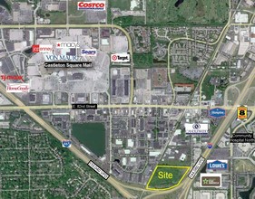 8000 E Castleton Rd, Indianapolis, IN - aerial  map view