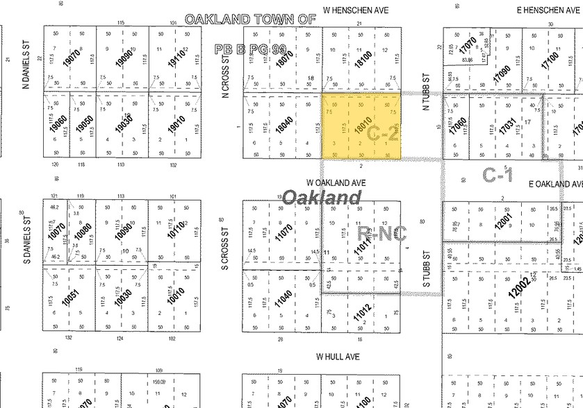 2 W Oakland Ave, Winter Garden, FL for lease - Plat Map - Image 3 of 8