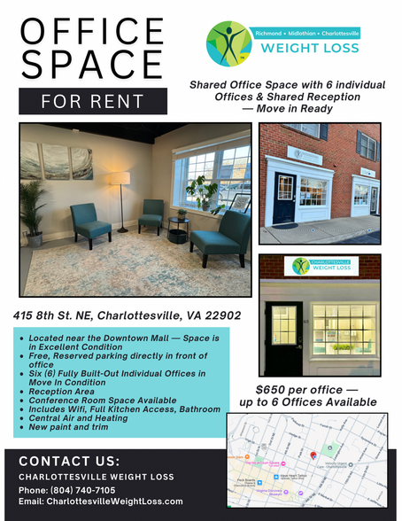 415 8th St NE, Charlottesville, VA for lease - Building Photo - Image 1 of 1