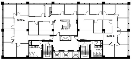 640 8th Ave SW, Calgary, AB for lease Floor Plan- Image 1 of 1