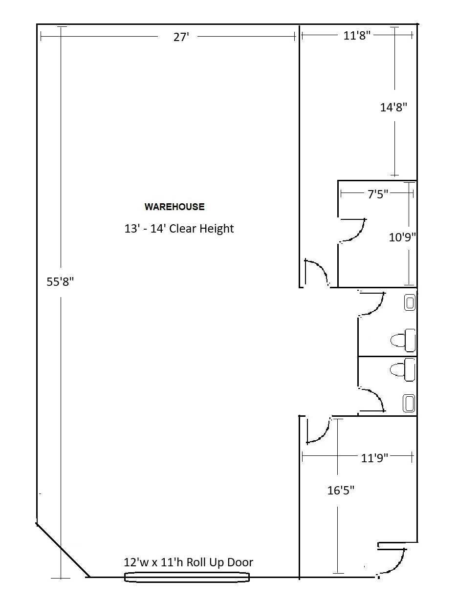 9666 Owensmouth Ave, Chatsworth, CA for lease Floor Plan- Image 1 of 1