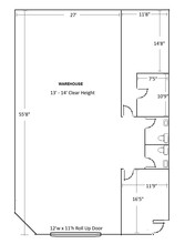 9666 Owensmouth Ave, Chatsworth, CA for lease Floor Plan- Image 1 of 1