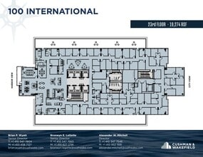 100 International Dr, Baltimore, MD for lease Floor Plan- Image 1 of 1