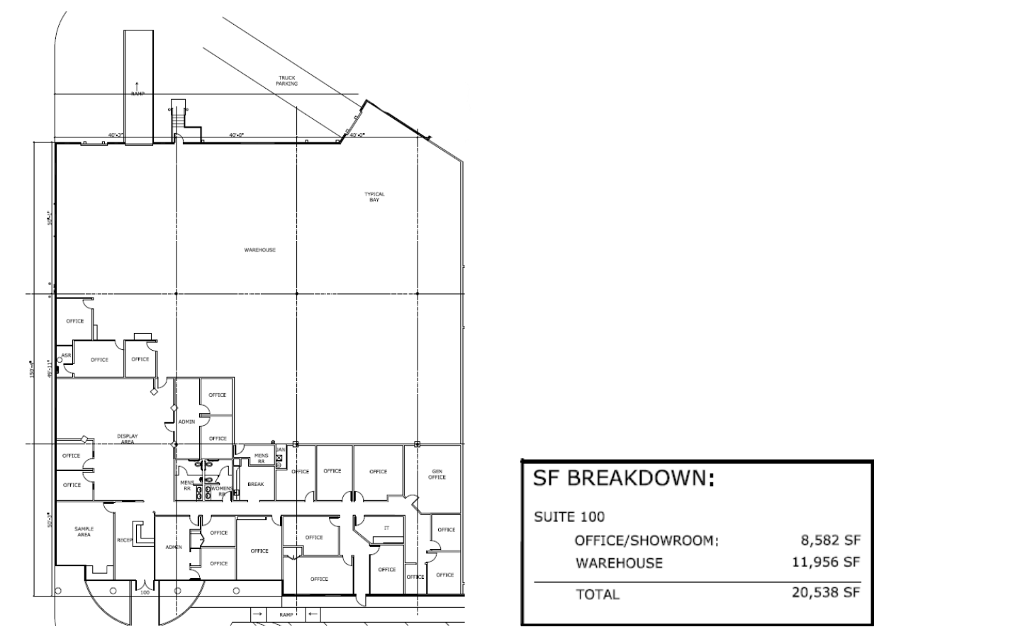 2853 Dickerson Pky, Carrollton, TX for lease Floor Plan- Image 1 of 1