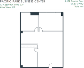 92 Argonaut, Aliso Viejo, CA for lease Floor Plan- Image 1 of 1