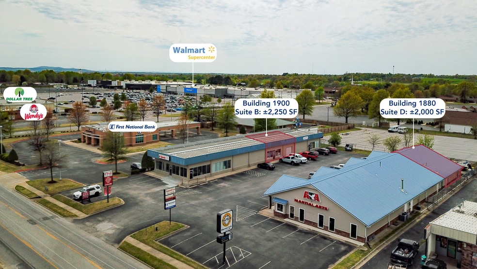 1900 S Pleasant St, Springdale, AR for lease - Building Photo - Image 1 of 6